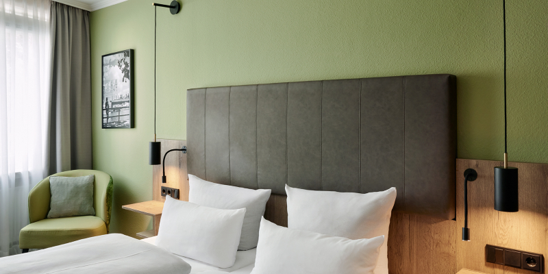 Doppelzimmer LIHO Hotel Lindenhof Lübeck • Urlaub in Schleswig Holstein Doppelzimmer LIHO Hotel Lindenhof Lübeck • Urlaub in Schleswig Holstein